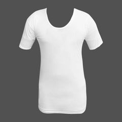 Men's White Vest Short Sleeves