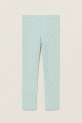 (Ages 10-12)Pastel Blue Cotton Jersey Fabric with White Triangle Print