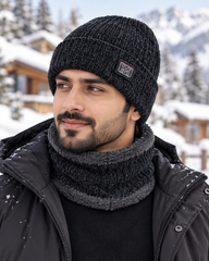 Imported Cap and Neck Warmer Set with Velvet inside –M-Sport