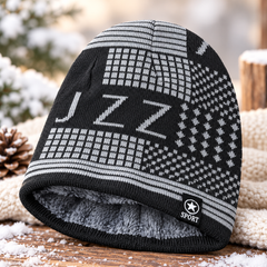 Unisex Warm Knitted Cap with Fleece/Velvet inside (03)