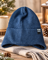 Unisex Warm Knitted Cap with Fleece with Ear Protection /Velvet inside (06)