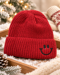 1-4Years Kids Super Warm Smiley Winter Cap with Velvet Lining | (10)