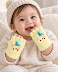 Baby Unisex Fingerless SuperWarm Plush Gloves/Mittens Duck -KGN18