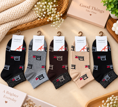 "Women’s Cotton Ankle Socks – 5-Pair| Soft, Breathable, Everyday Wear" (LAS30)