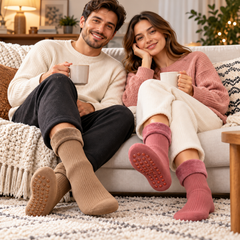Unisex Antislip Soft Velvet Cashmere Socks (Solid Colors)