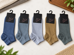 "Men Cotton Sports Socks – 5-Pair | Soft, Breathable, Everyday Wear" (N18)