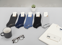 "Men Cotton Sports Socks – 5-Pair Decent Print| Soft, Breathable, Everyday Wear" (MAS04)