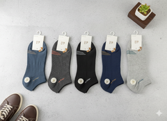 "Men Cotton Sports Socks – 5-Pair Decent Print| Soft, Breathable, Everyday Wear" (MAS03)