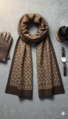 Premium Comfort: Men's Stylish Wool Pashmina Scarf -PSM01