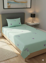 2PCs Pure Cotton Single Bedsheet (SBS02)
