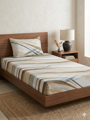 2PCs Pure Cotton Single Bedsheet (SBS06)