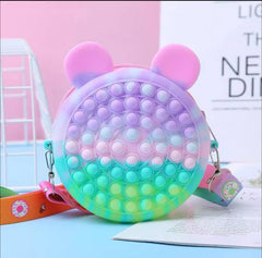 Colorful Stress-reliver Crossbody POPIT bag-Kids