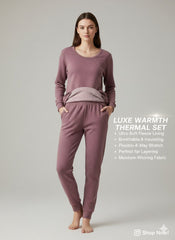 Ladies Imported Fleece Lined Inner/Thermal Suits -Box Packed