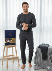 Men Imported Fleece Lined Inner/Thermal Suits -Box Packed