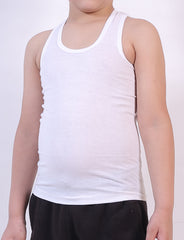 Kids White Vest/Sando