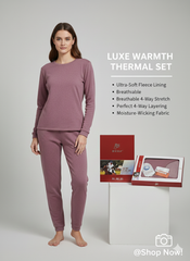 Ladies Imported Fleece Lined Inner/Thermal Suits -Box Packed