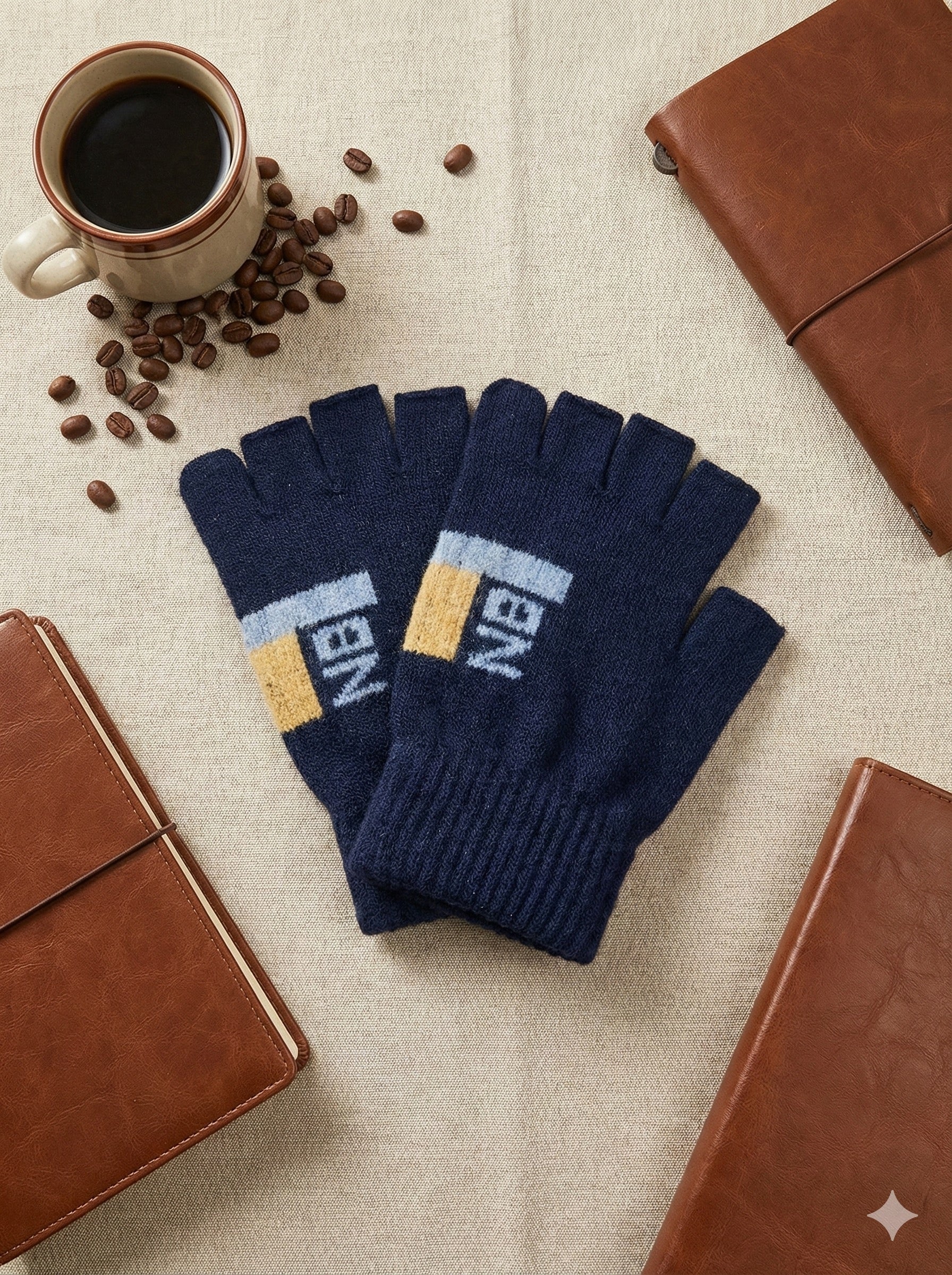 Unisex Warm Winter Fingerless MittensGloves -TSG51