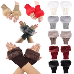 Fingerless Fur Mittens(gloves)