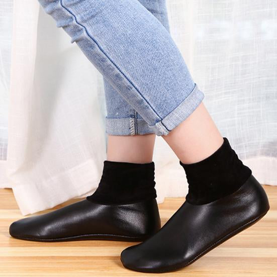 Super Warm Leather Socks Socks for Women -Free Size