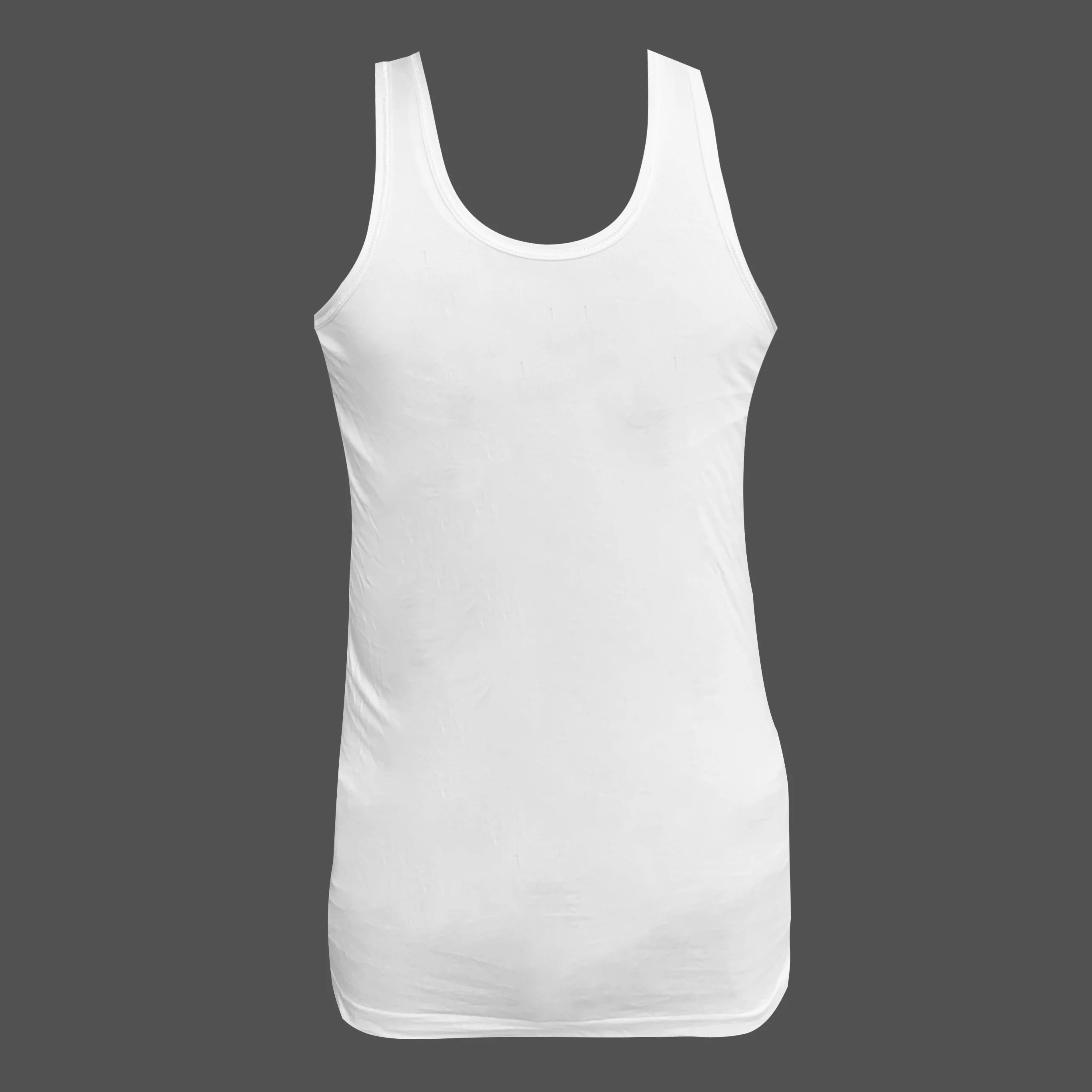 Men's White Seamless Vest/Sando