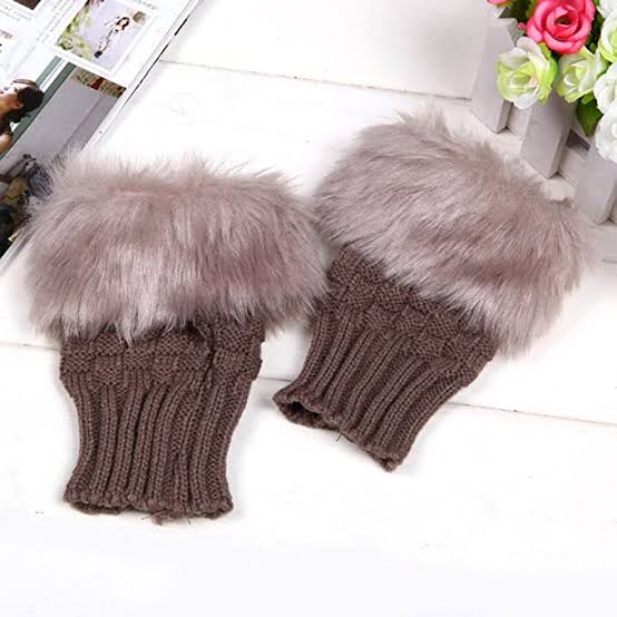 Fingerless Fur Mittens(gloves)