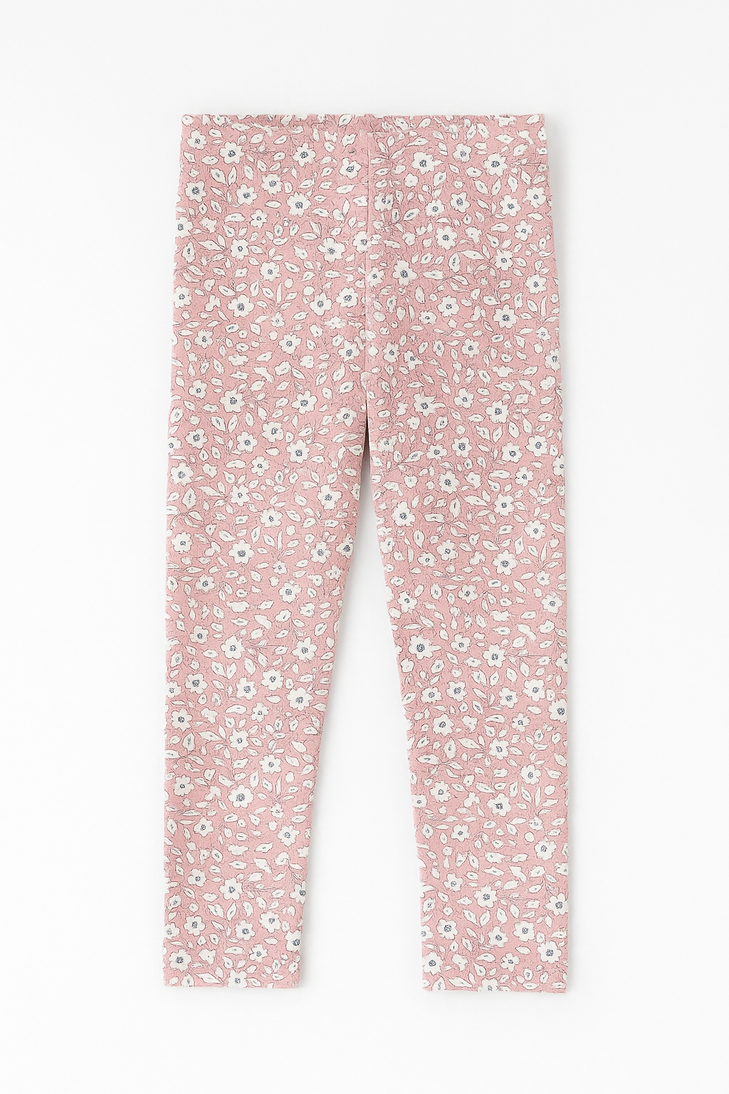 Kids Cotton Jersey Floral pink Print Tights – Soft, Stretchy & Stylish (Ages 4–5)