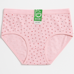 Plus Size Soft cotton underwear -Hearts