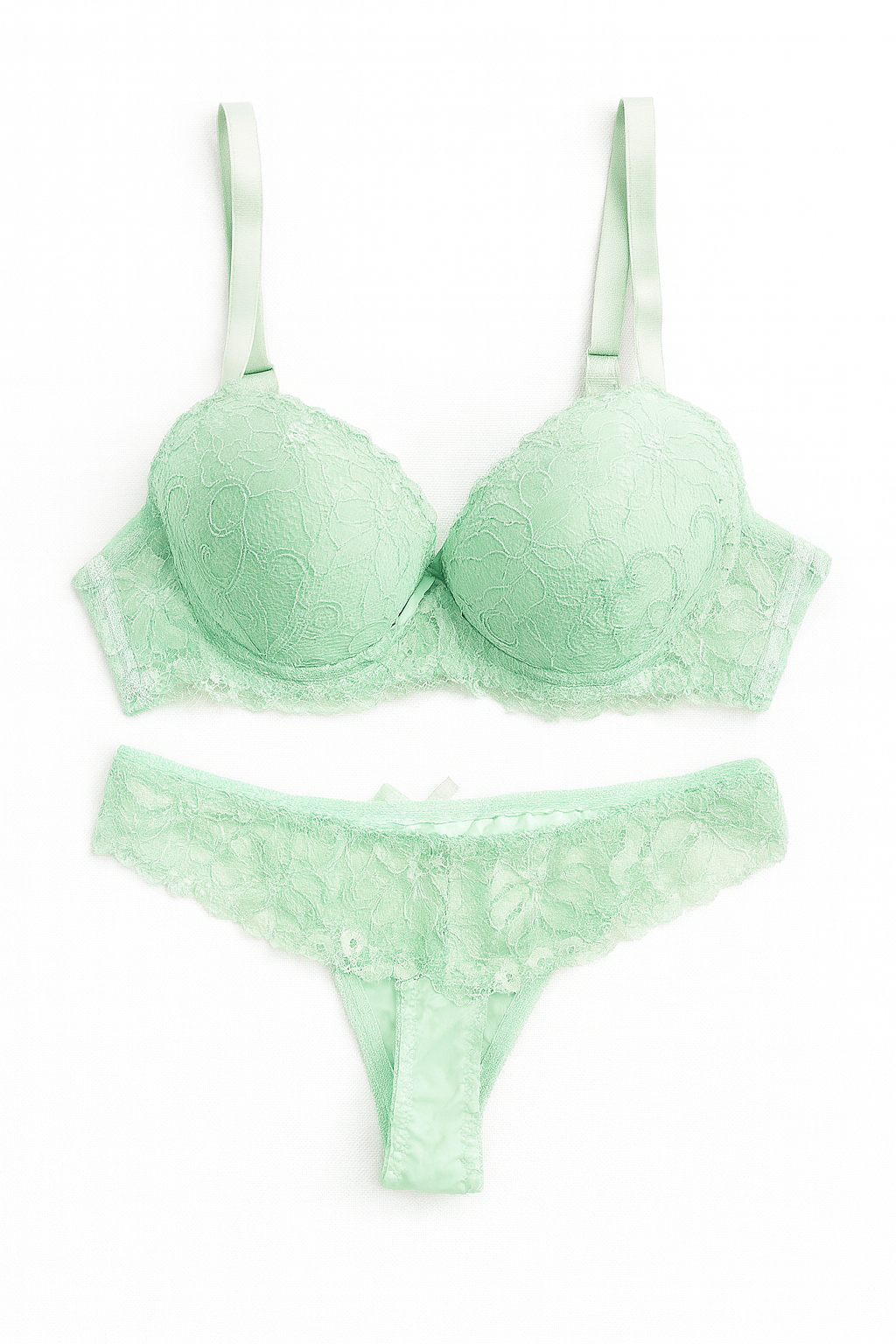 Lace Lingerie Set -Push Up Bra and Panties