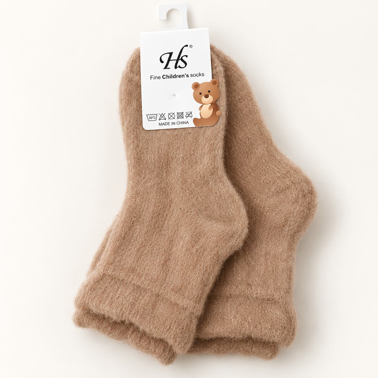 Kids Ultra-Soft Fuzzy Fleece Socks - Cozy Winter Warmth -KPF-Plain