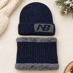 Imported Cap and Neck Warmer Set with Velvet inside –AB