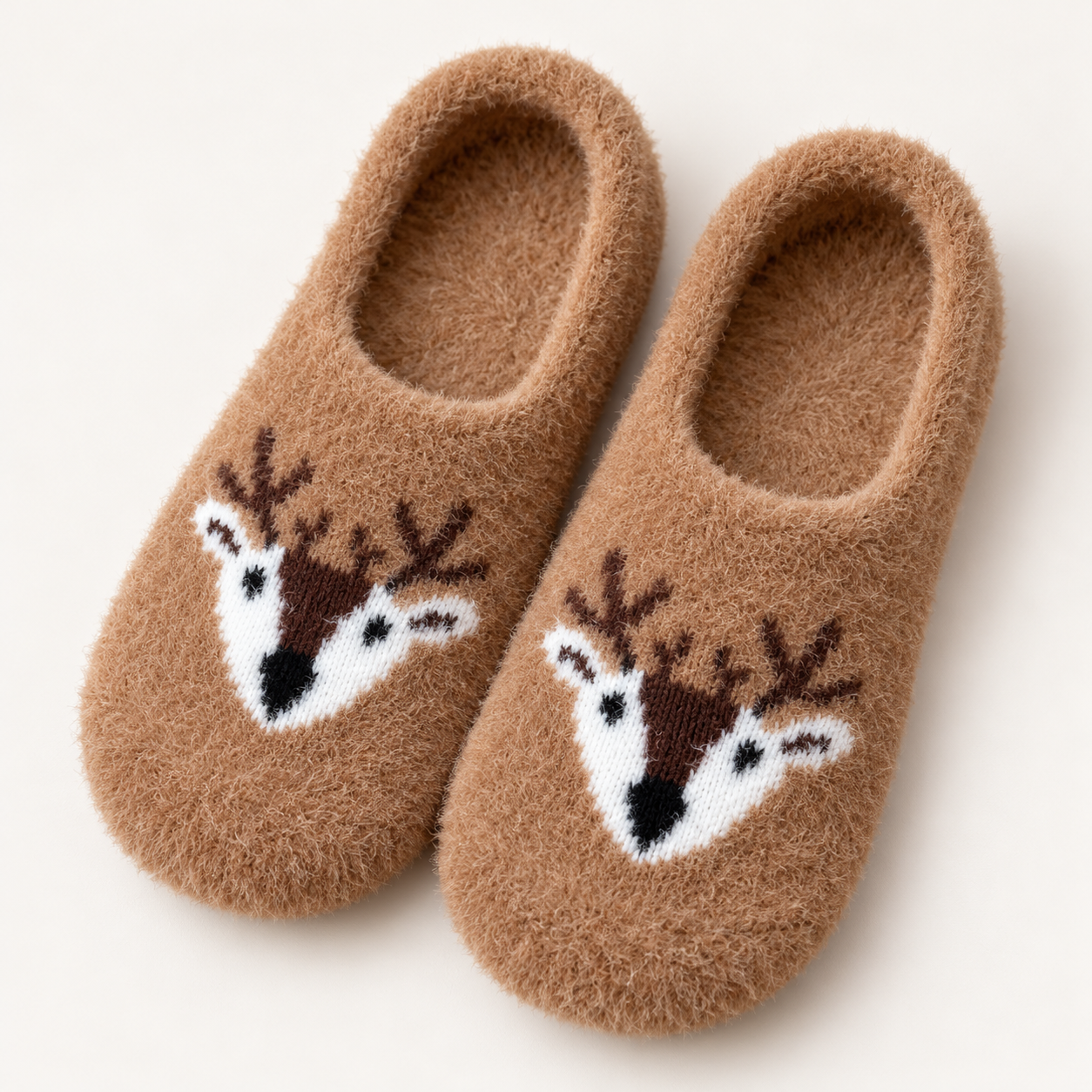 Ultra-Soft Fuzzy Polyamide Loafers - Cozy Winter Warmth -PFL01