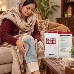 ZEMICIAN Premium Adjustable Knee Warmer & Support | Wormwood-Infused
