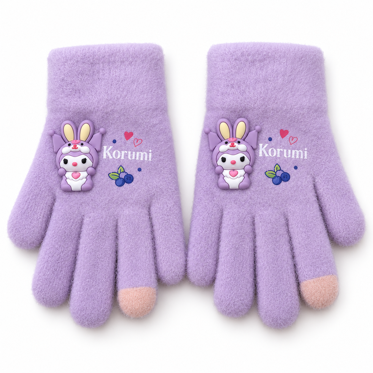 Kids Premium Full Finger Plush Gloves/Mittens  -KGN01