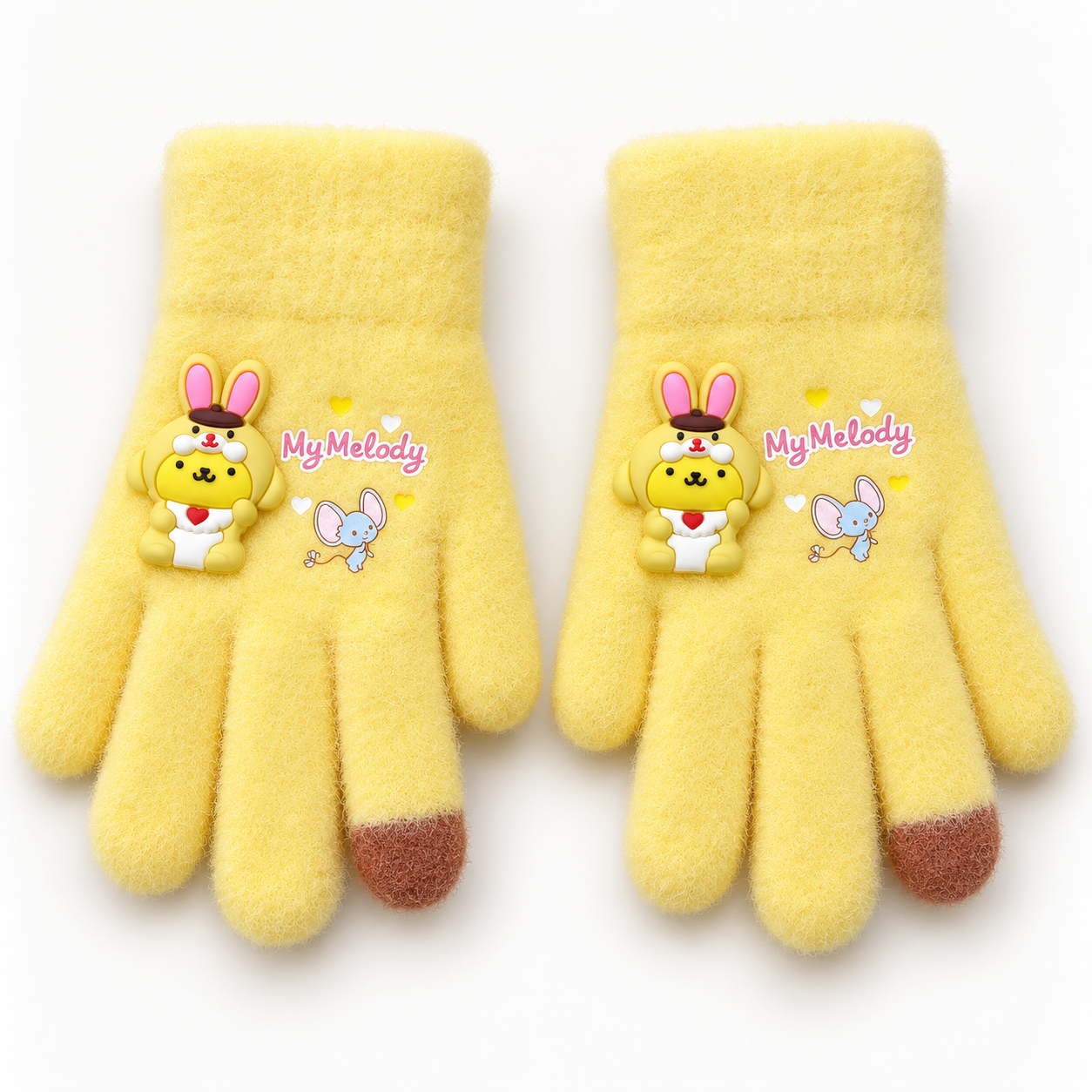 Kids Premium Full Finger Plush Gloves/Mittens  -KGN01