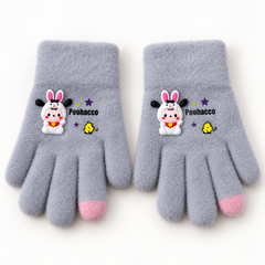 Kids Premium Full Finger Plush Gloves/Mittens  -KGN01