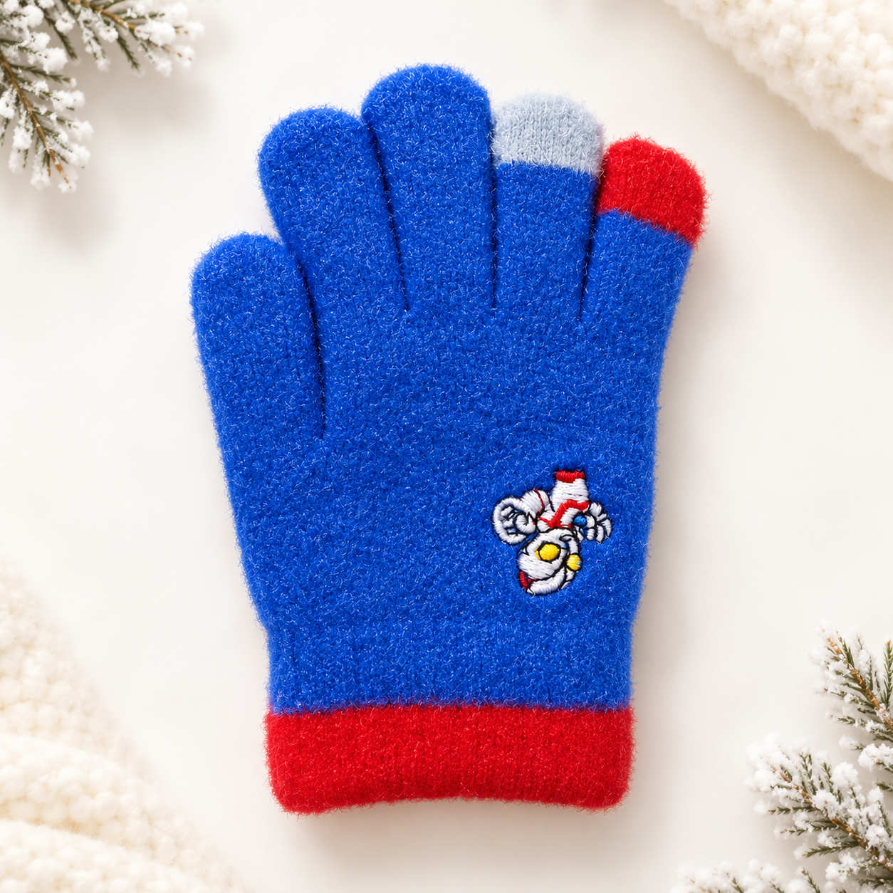 Kids Premium Full Finger Plush Gloves/Mittens  -KGN04