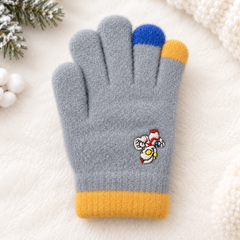 Kids Premium Full Finger Plush Gloves/Mittens  -KGN04