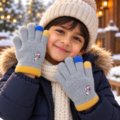 Kids Premium Full Finger Plush Gloves/Mittens  -KGN04