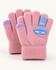 Kids Premium Full Finger Plush Gloves/Mittens Duck -KGN07