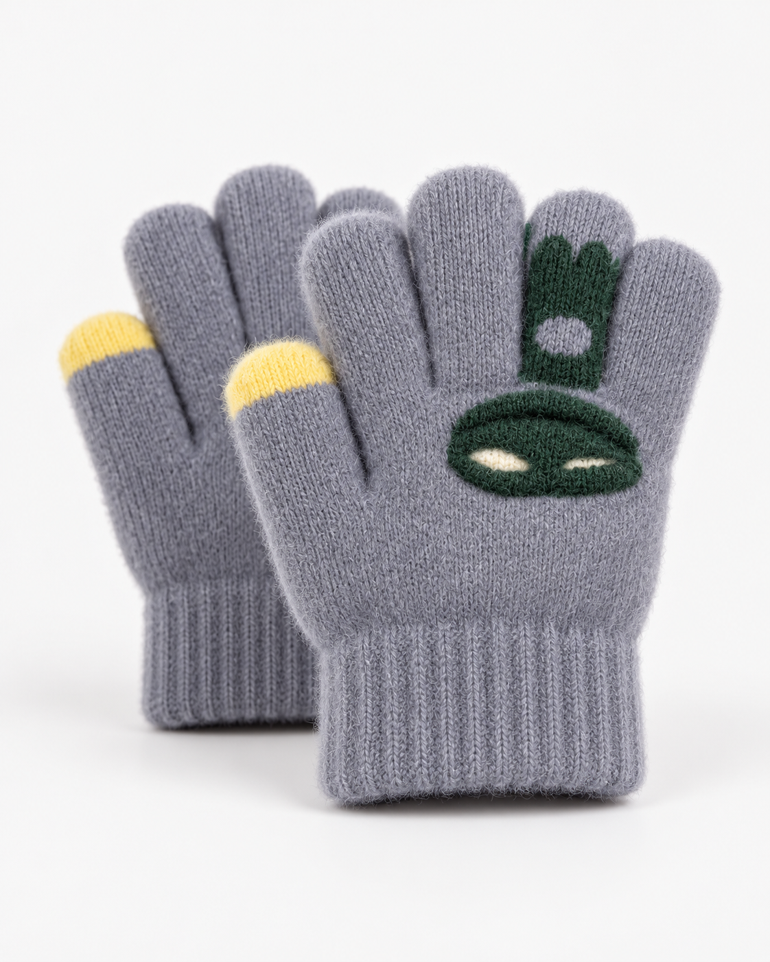 Kids Premium Full Finger Plush Gloves/Mittens Duck -KGN07