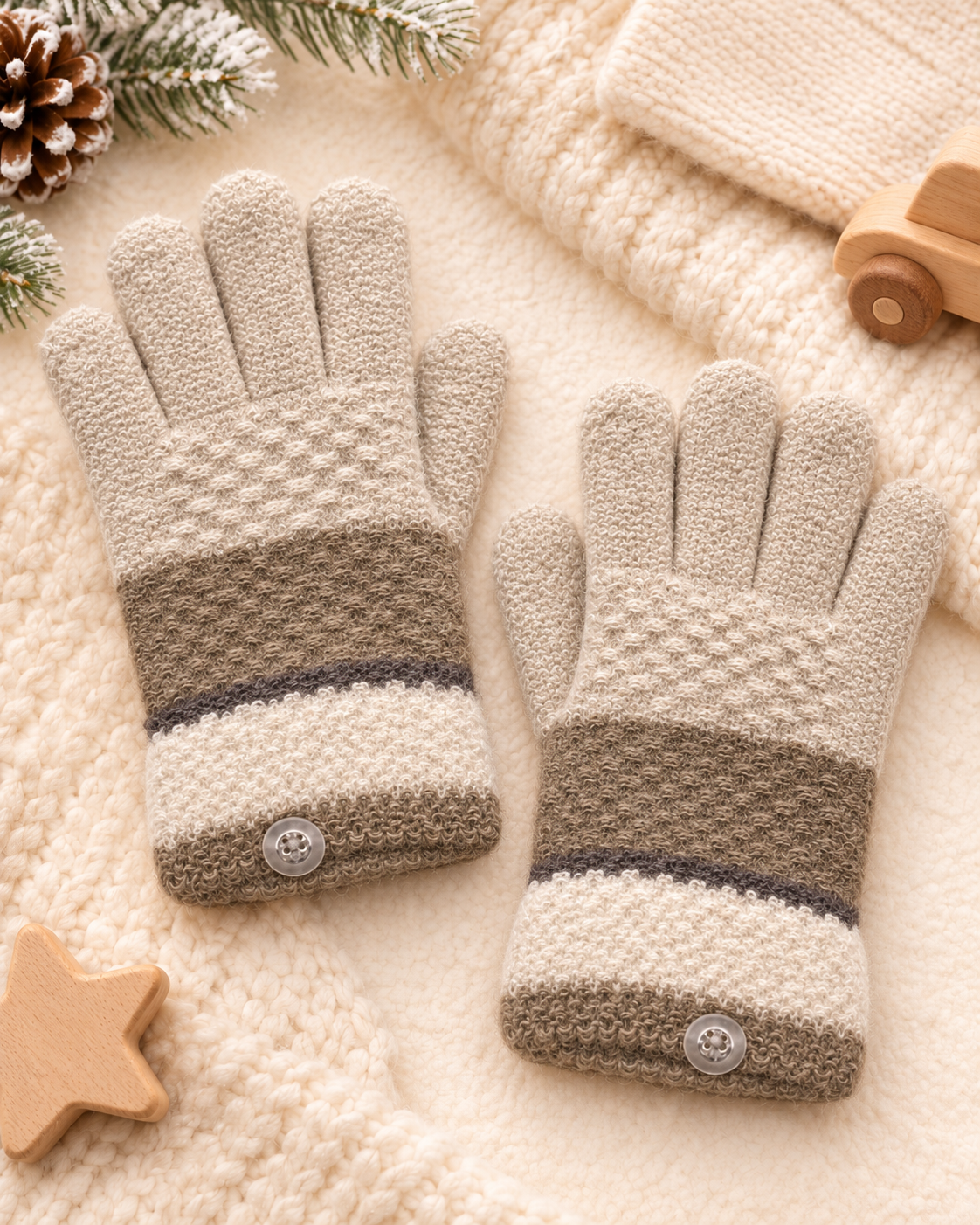 Kids Unisex Full Finger Gloves/Mittens  -KGN11