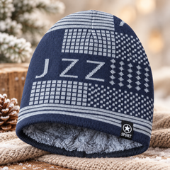 Unisex Warm Knitted Cap with Fleece/Velvet inside (03)