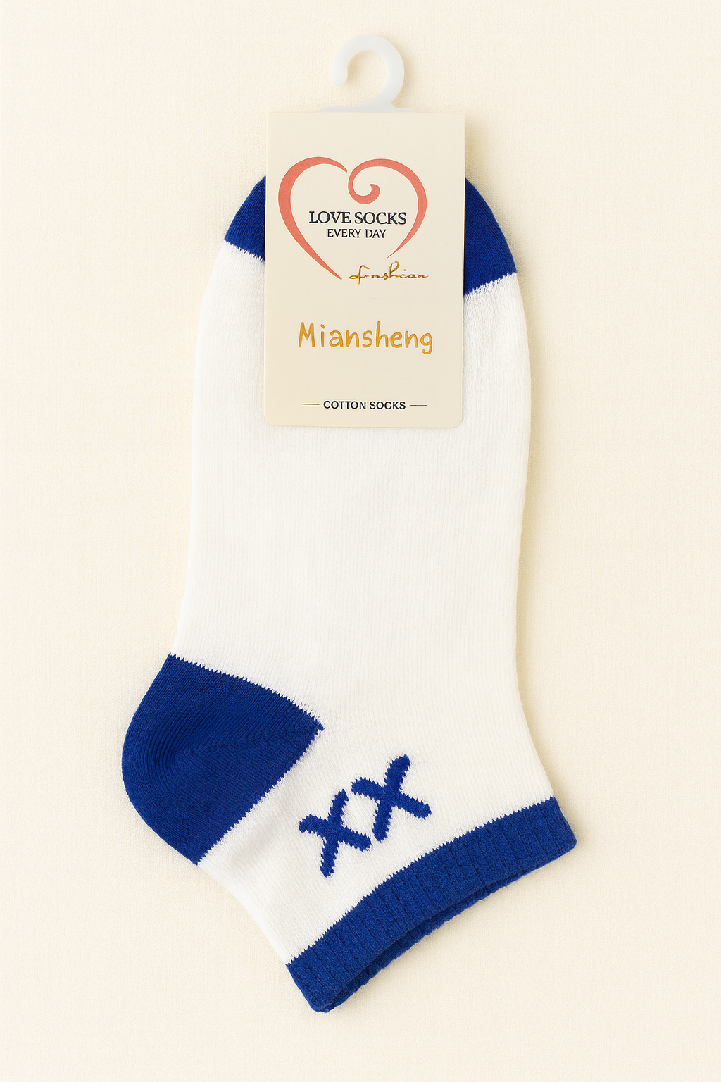 "Women’s Cotton Ankle Socks – 5-Pair Assorted Cute Patterns | Soft, Breathable, Everyday Wear" (Blue)