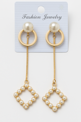 Pearl Long Earrings