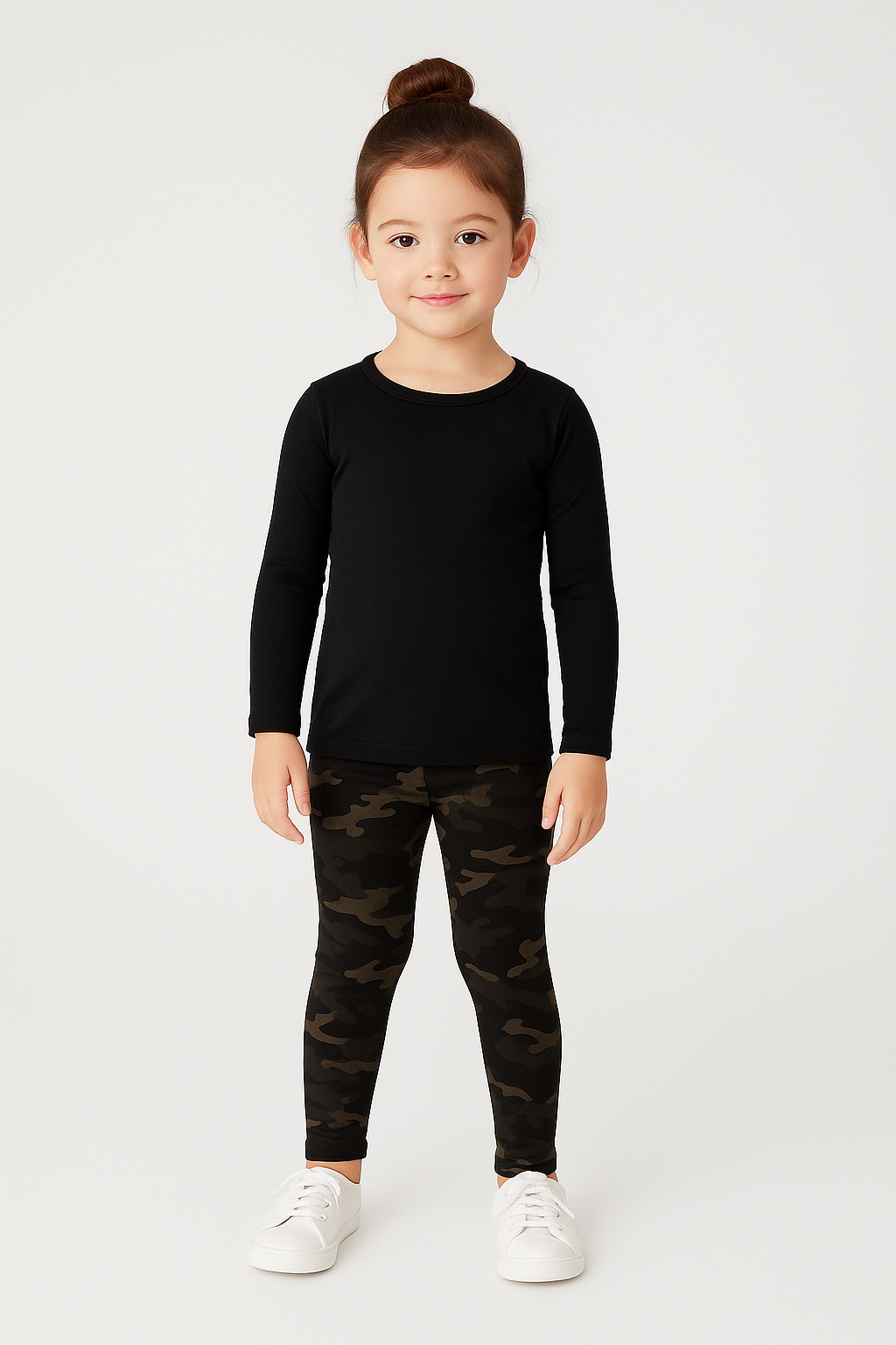 Kids Cotton Jersey Camo Print Tights – Soft, Stretchy & Stylish (Ages 4–5)