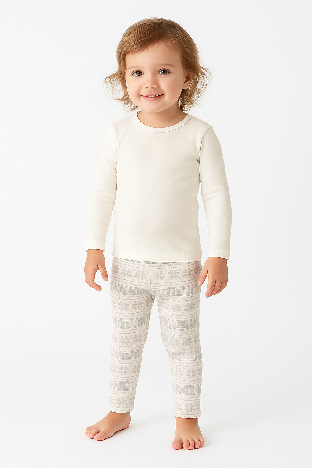 Kids Cotton Jersey Printed Tights – Soft, Stretchy & Stylish (Ages 2-4)