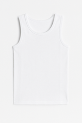 Kids White Vest/Sando
