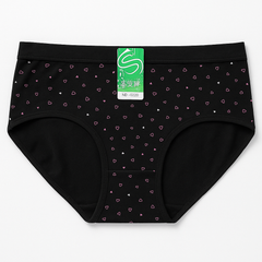 Plus Size Soft cotton underwear -Hearts