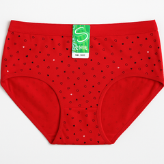 Plus Size Soft cotton underwear -Hearts