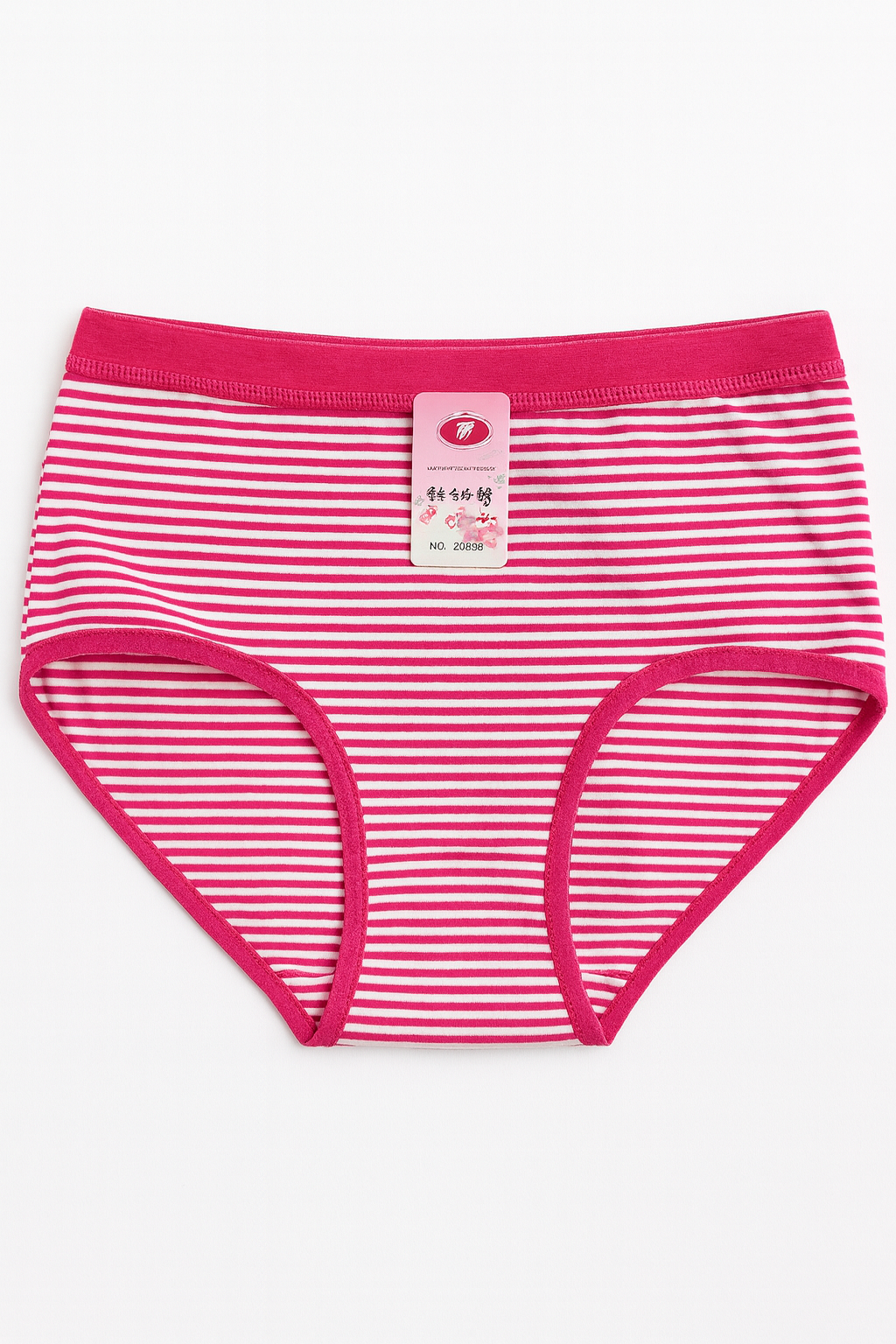 Imported Ladies soft Cotton Underwear with Panty Lining -Stripes